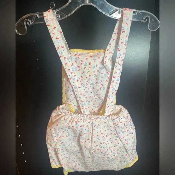 Vintage Animal Crackers romper with built in plastic bottoms. Size 24 months. - Picture 2 of 9